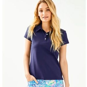 UPF 50+ Luxletic Frida Polo Top